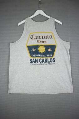 Corona San Carlos Mexico Beer Tank Top Vintage XL
